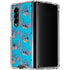 Disney Lilo and Stitch Face Expression Pattern Galaxy Z Fold4 5G Clear Case