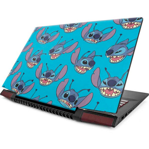 Disney Lilo and Stitch Face Expression Pattern Lenovo IdeaPad Skin