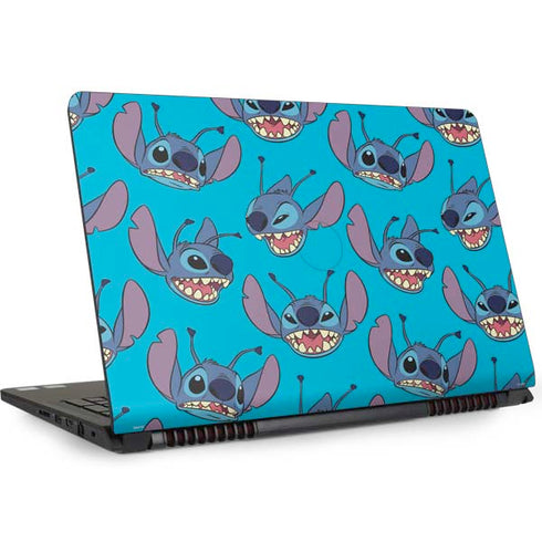 Disney Lilo and Stitch Face Expression Pattern Dell Inspiron Skin