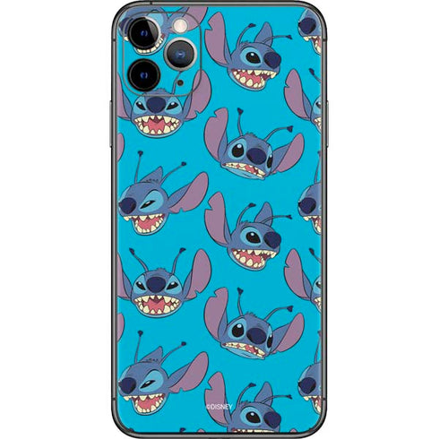 Disney Lilo and Stitch Face Expression Pattern iPhone 11 Pro Max Skin