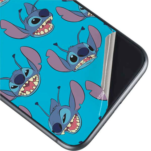 Disney Lilo and Stitch Face Expression Pattern iPhone 11 Skin