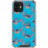 Disney Lilo and Stitch Face Expression Pattern iPhone 12 Clear Case