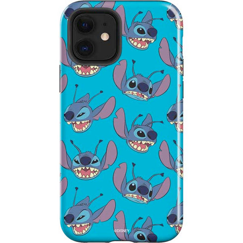 Disney Lilo and Stitch Face Expression Pattern iPhone 12 Impact Case