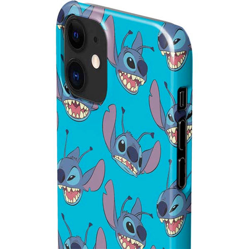 Disney Lilo and Stitch Face Expression Pattern iPhone 12 Mini Lite Case