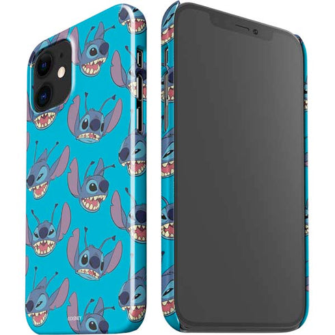 Disney Lilo and Stitch Face Expression Pattern iPhone 12 Mini Lite Case