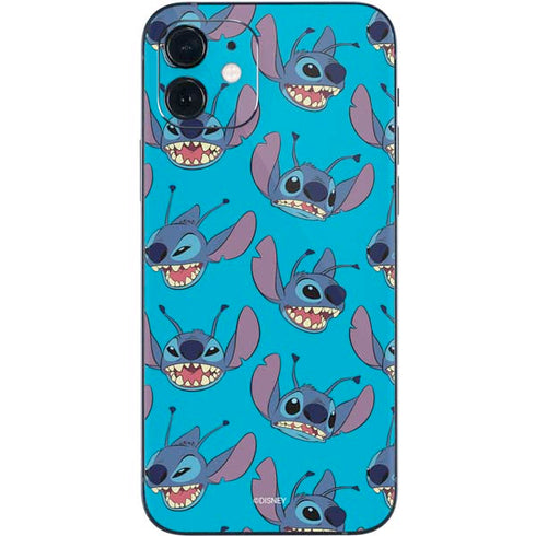 Disney Lilo and Stitch Face Expression Pattern iPhone 12 Mini Skin