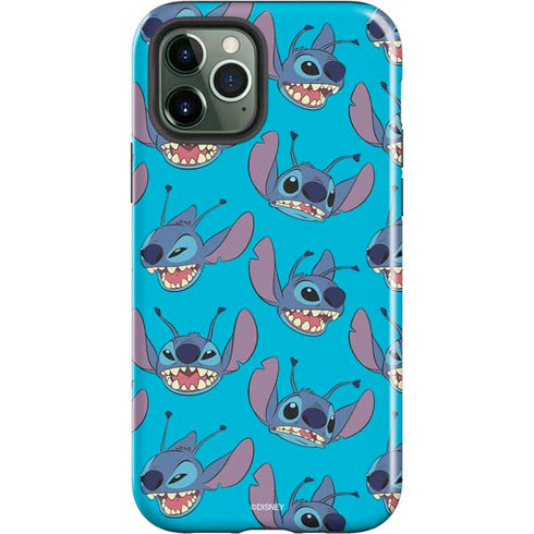 Disney Lilo and Stitch Face Expression Pattern iPhone 12 Pro Impact Case