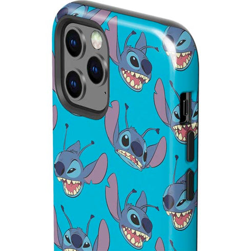 Disney Lilo and Stitch Face Expression Pattern iPhone 12 Pro Impact Case