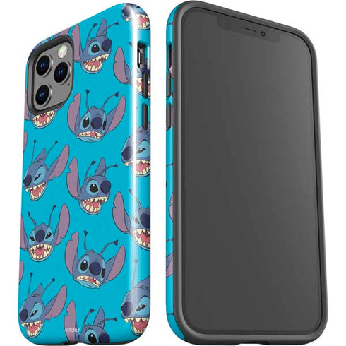 Disney Lilo and Stitch Face Expression Pattern iPhone 12 Pro Impact Case