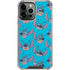 Disney Lilo and Stitch Face Expression Pattern iPhone 14 Pro Max Clear Case