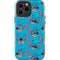 Disney Lilo and Stitch Face Expression Pattern iPhone 15 Pro Max Impact Case