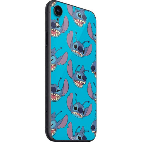 Disney Lilo and Stitch Face Expression Pattern iPhone SE (2nd & 3rd Gen) Skin