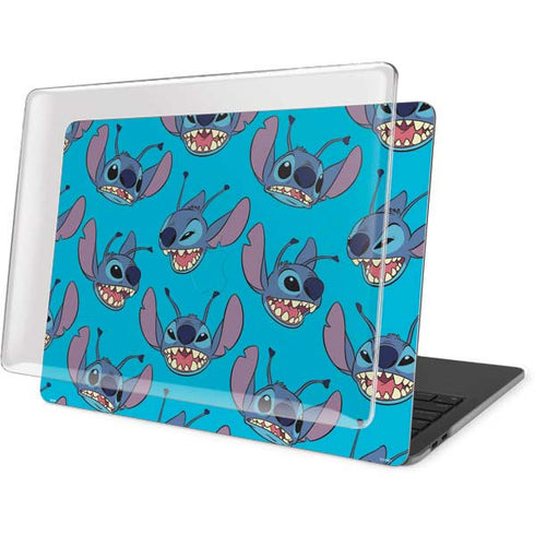 Disney Lilo and Stitch Face Expression Pattern MacBook Pro 13in (2020) Case plus Skin