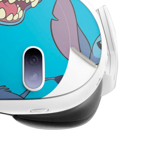 Disney Lilo and Stitch Face Expression Pattern Meta Quest 3 Skin