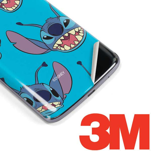 Disney Lilo and Stitch Face Expression Pattern Moto E5 Plus Skin