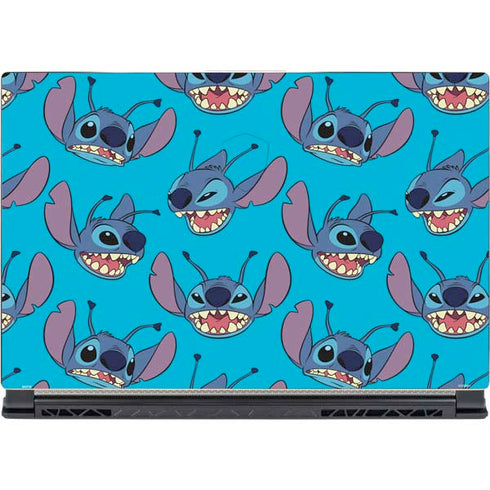 Disney Lilo and Stitch Face Expression Pattern MSI GS65 Stealth Laptop Skin