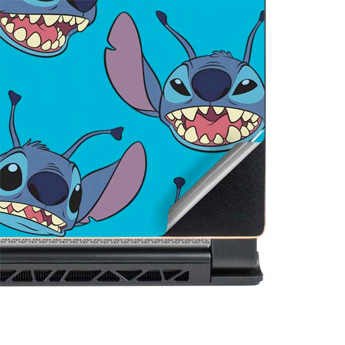 Disney Lilo and Stitch Face Expression Pattern MSI GS65 Stealth Laptop Skin