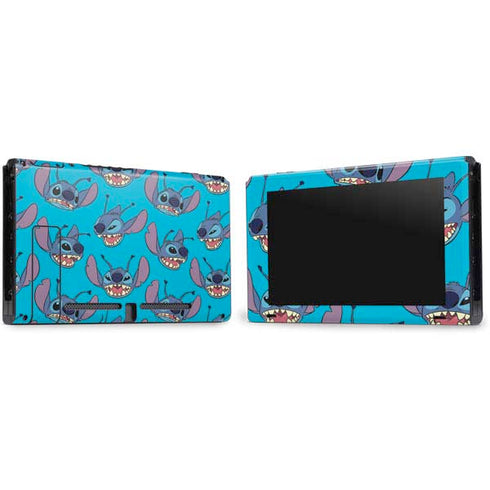 Disney Lilo and Stitch Face Expression Pattern Nintendo Switch Bundle Skin