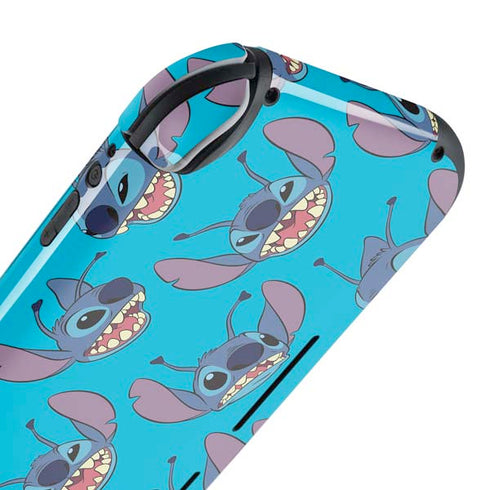 Disney Lilo and Stitch Face Expression Pattern Nintendo Switch Lite Skin