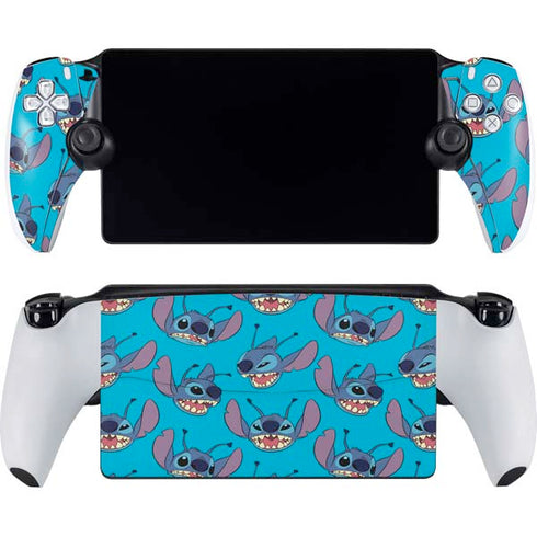 Disney Lilo and Stitch Face Expression Pattern PlayStation Portal Remote Player Skin