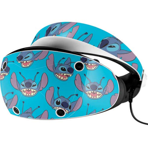 Disney Lilo and Stitch Face Expression Pattern PlayStation VR2 Skin