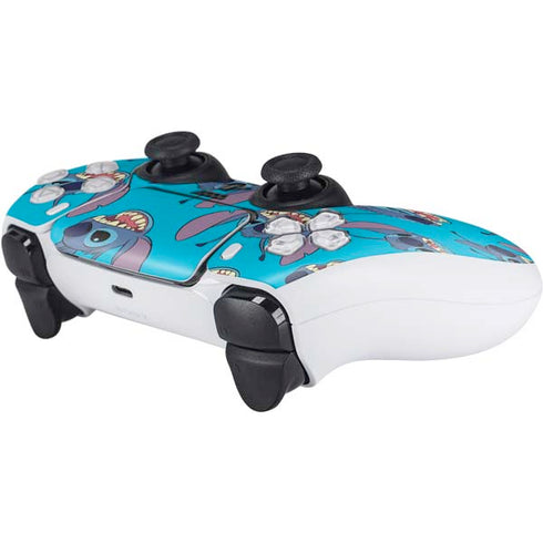 Disney Lilo and Stitch Face Expression Pattern PS5 Controller Skin