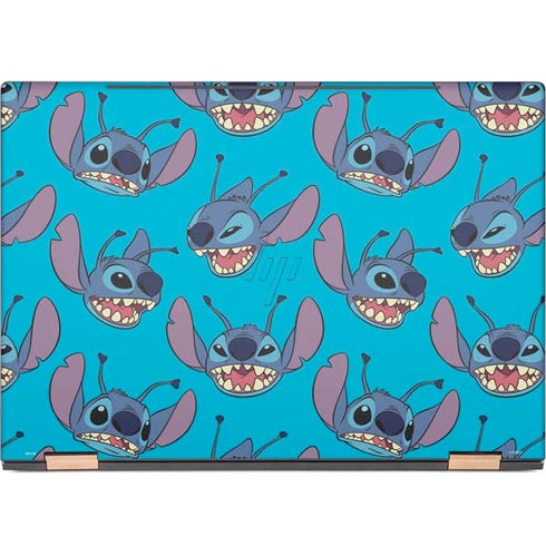 Disney Lilo and Stitch Face Expression Pattern HP Spectre Skin