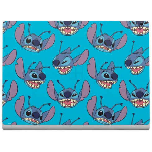 Disney Lilo and Stitch Face Expression Pattern Surface Book 2 13.5in Skin