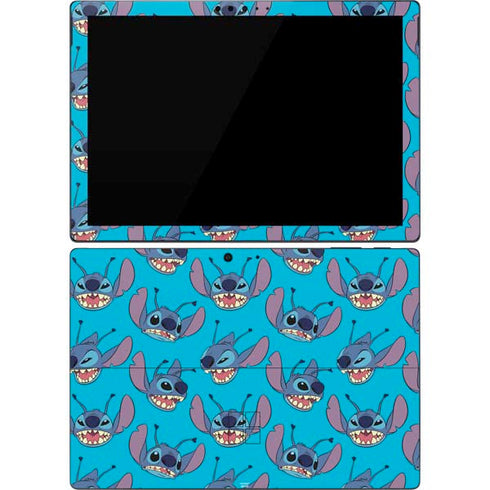 Disney Lilo and Stitch Face Expression Pattern Surface Pro 7 Skin