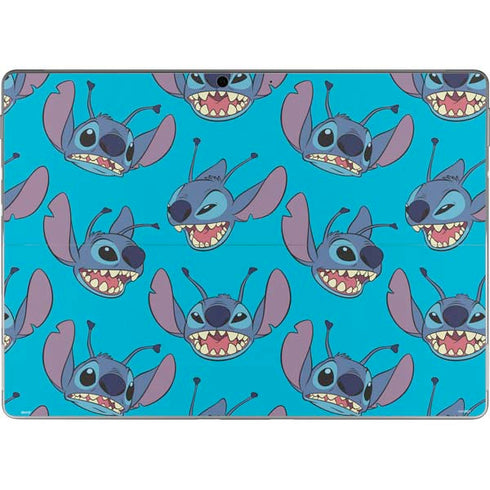 Disney Lilo and Stitch Face Expression Pattern Surface Pro 9 Skin