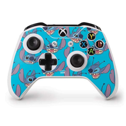 Disney Lilo and Stitch Face Expression Pattern Xbox One S Controller Skin