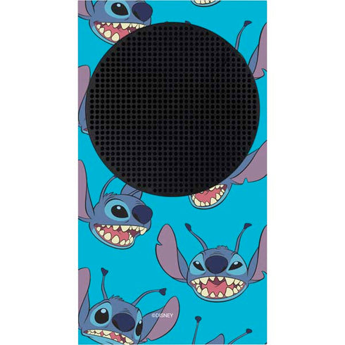 Disney Lilo and Stitch Face Expression Pattern Xbox Series S Skins