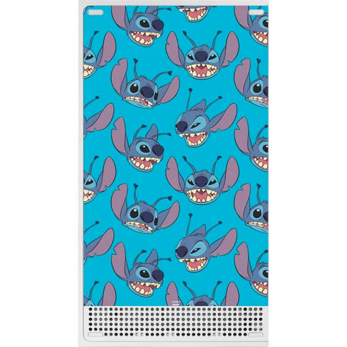 Disney Lilo and Stitch Face Expression Pattern Xbox Series S Skins