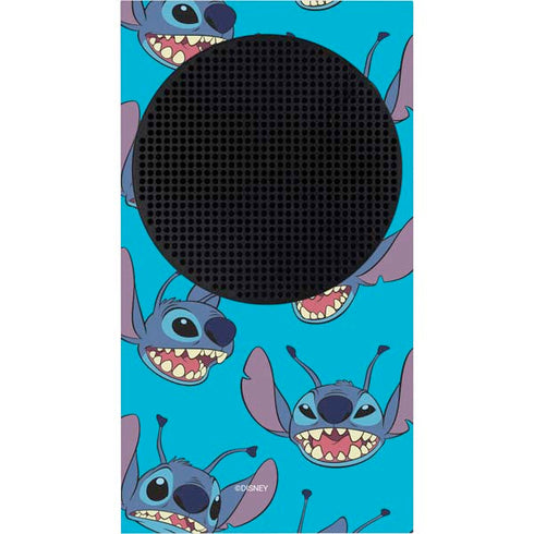 Disney Lilo and Stitch Face Expression Pattern Xbox Series S Console Skin
