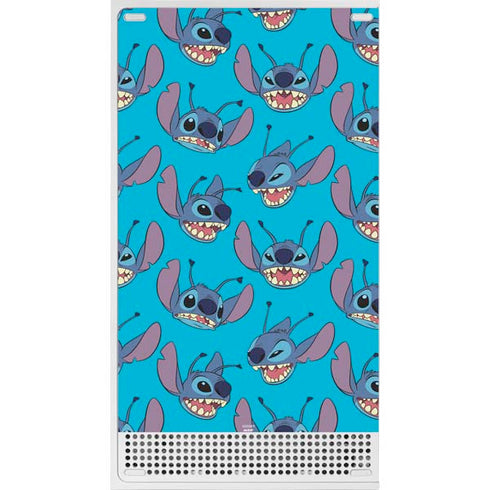 Disney Lilo and Stitch Face Expression Pattern Xbox Series S Console Skin