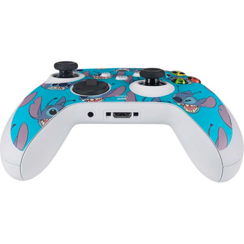 Disney Lilo and Stitch Face Expression Pattern Xbox Series S Controller Skin