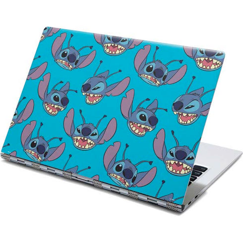 Disney Lilo and Stitch Face Expression Pattern Yoga 910 2-in-1 14in Touch-Screen Skin
