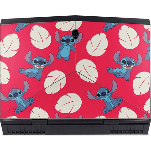 Disney Lilo and Stitch Character Pattern Dell Alienware Skin