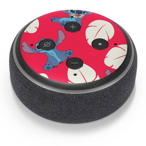 Disney Lilo and Stitch Character Pattern Amazon Echo Dot Skin