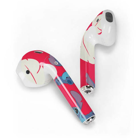 Disney Lilo and Stitch Character Pattern Apple AirPods 2 Skin