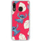 Disney Lilo and Stitch Character Pattern Galaxy A20 Clear Case