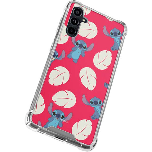 Disney Lilo and Stitch Character Pattern Galaxy A54 5G Clear Case