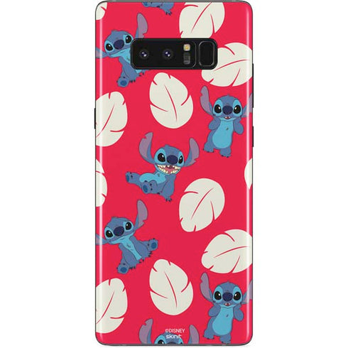 Disney Lilo and Stitch Character Pattern Galaxy Note 8 Skin