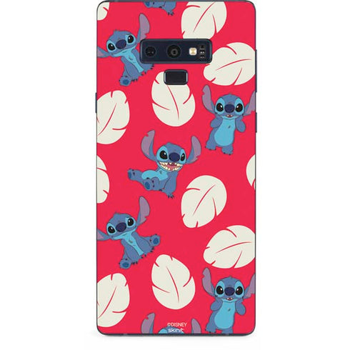Disney Lilo and Stitch Character Pattern Galaxy Note 9 Skin