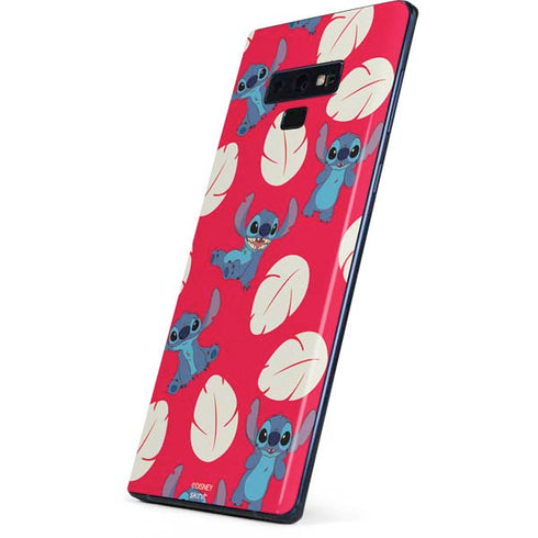 Disney Lilo and Stitch Character Pattern Galaxy Note 9 Skin