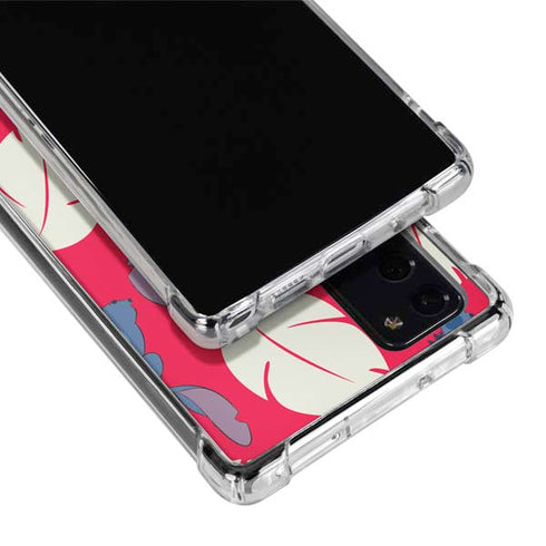 Disney Lilo and Stitch Character Pattern Galaxy Note20 5G Clear Case