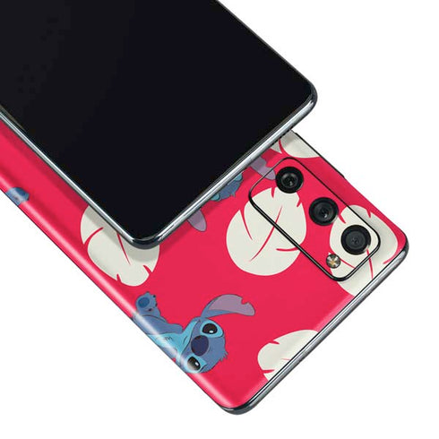Disney Lilo and Stitch Character Pattern Galaxy S20 Fan Edition Skin
