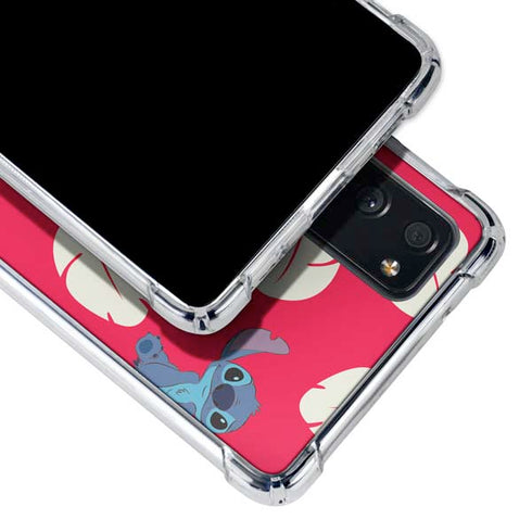 Disney Lilo and Stitch Character Pattern Galaxy S20 FE Clear Case