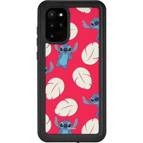 Disney Lilo and Stitch Character Pattern Galaxy S20 Plus Waterproof Case