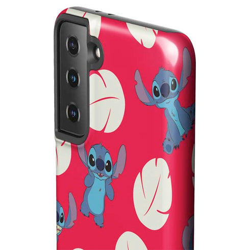 Disney Lilo and Stitch Character Pattern Galaxy S21 FE Pro Case
